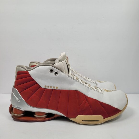 Nike Other - Vintage 2K Nike Shox Men's White Red Basketball Sneakers 830218-101 US Size 13